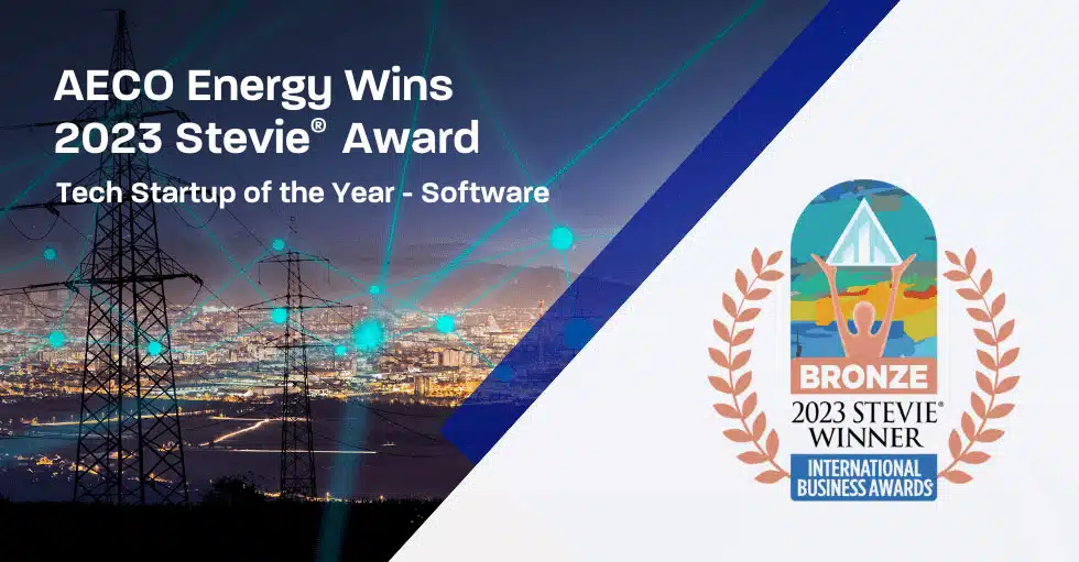 AECO Energy Receives First-Ever Bronze Stevie® Award for Tech Startup of the Year – Software